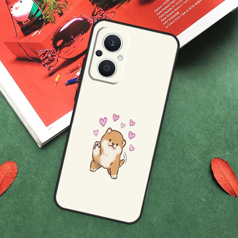 Cute Kawaii Shiba Inu Case For OPPO Reno 14 13 12 11 10 Pro 14F 13F 12F 11F 8 7 Lite OPPO Find X9 X8 X6 Pro Cover