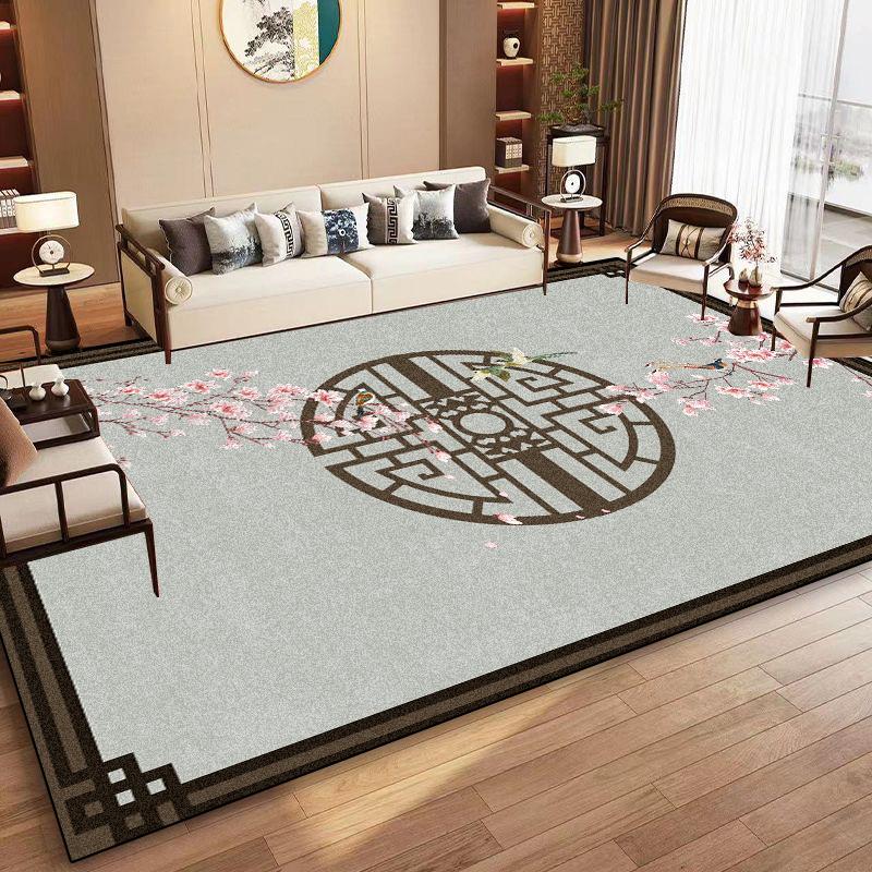 New Chinese Style Luxury Carpet Living Room Large Area Coffee Tables Non-slip Rugs Art Decoration Bedroom Washable Floor Mats