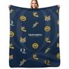 Quinnipiac Logo Wand-Überwurfdecke Warme Flanelldecke für Sofa Sessel Schlafzimmer