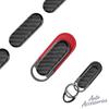 Kohlefaser Auto Styling Schlüsselanhänger Kreativer Auto Schlüsselanhänger Ring Anhänger Für Porsche Panamera Macan Boxster Cayman Cayenne 911 718 wzsh67