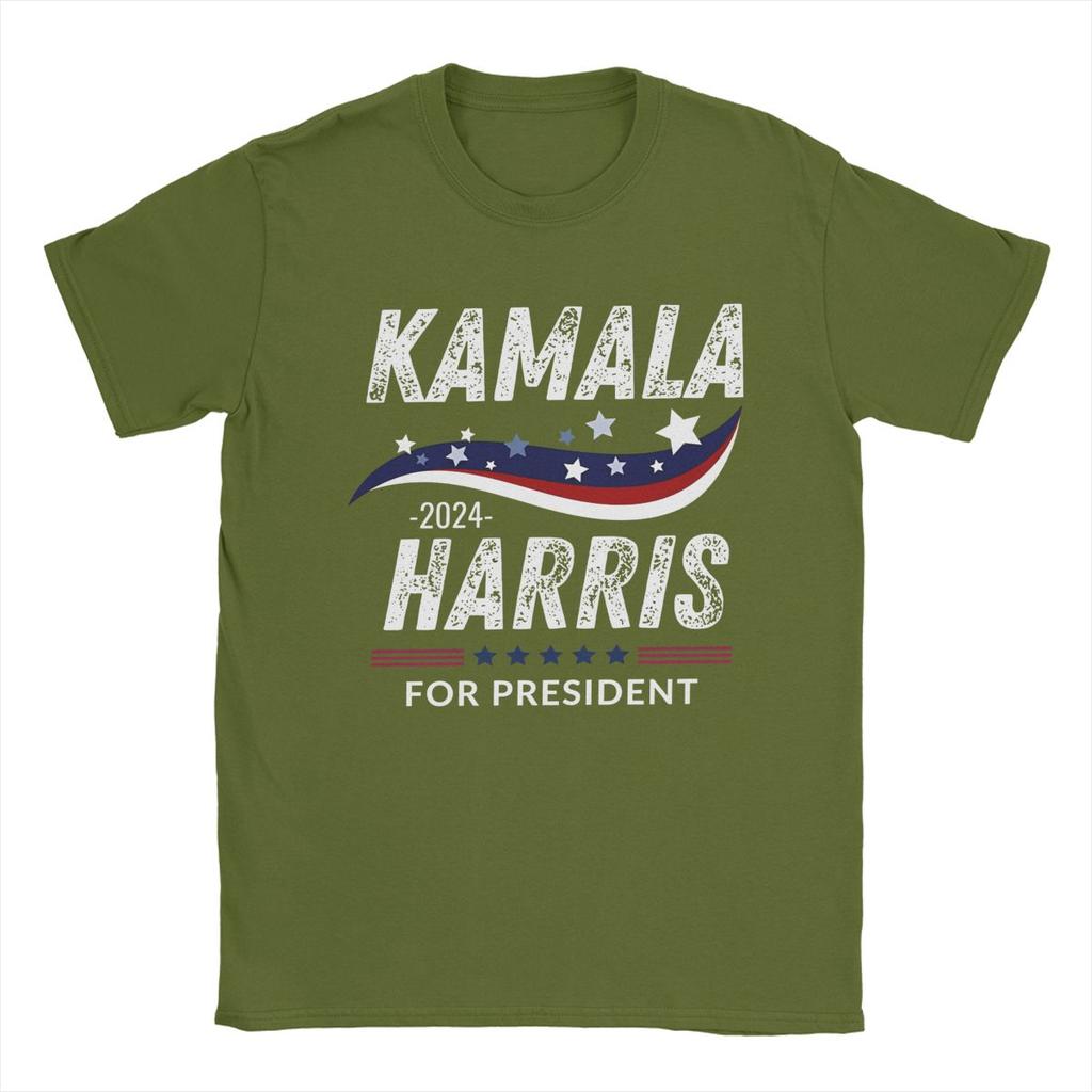 Kamala Harris President Election  T Shirts Apparel for Men Women 100% Cotton Fun T-shirt Short Sleeve Tops Birthday Gift