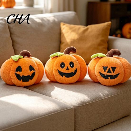 Skin Friendly Polyester Plush Halloween Toy, Ghost Skeleton Bat Witch Pumpkin Doll, Soft Creative Holiday Souvenirs Stuffed Animal for Kids,