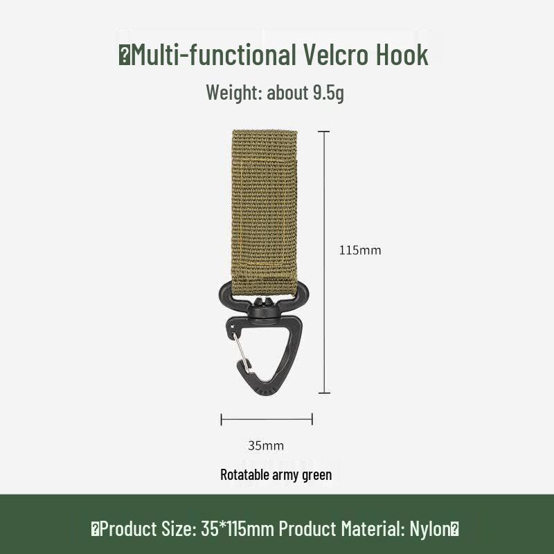 Tolex Tactical Nylon Webbing Backpack Clip