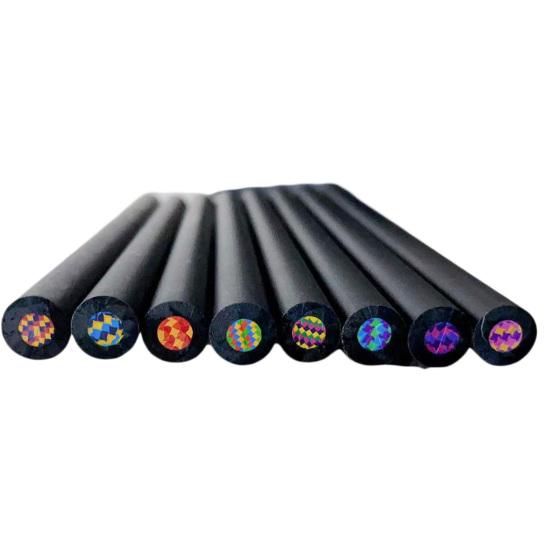 Yousheng 8/12Pcs Gradient Rainbow Pencil Set Kids Adults Giant Colored Pencils Artwork Coloring Sketching Pencil Art School Supplies