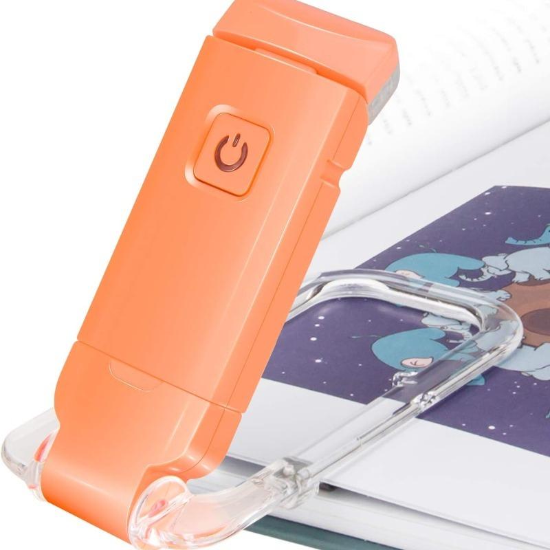 Mini Light Reading Clip Light LED Small Night Light USB Charging Adjustable Brightness Eye Protection Portable