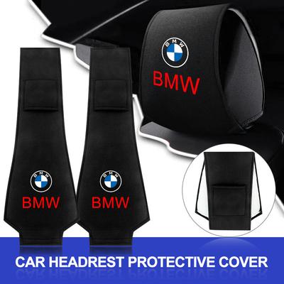 Car Seat Headrest Cover Head Pillow Dustproof Accessories For X7 X3 X4 X5 X6 5 6 7 Series G11 G12 G30 G31 G32 I8 I12 I15 G01