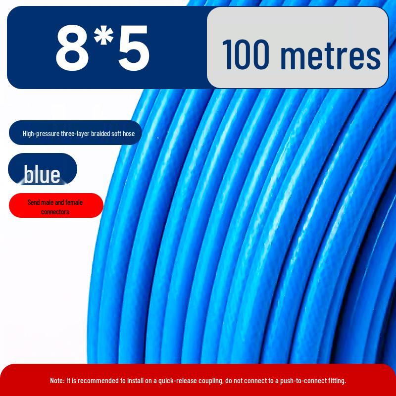 Taiqi Shannaisi High-Pressure PVC Braided Pneumatic Compressor Air Hose