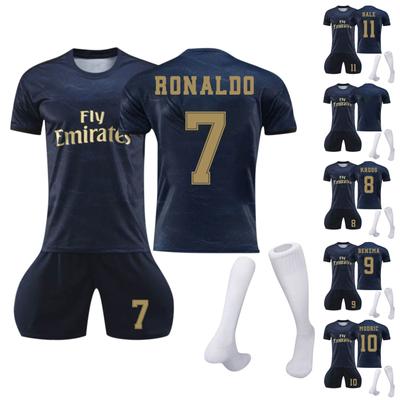 19/20Domácí dresy Sportovní tým Uniform Set Sada fotbalových tréninkových souprav