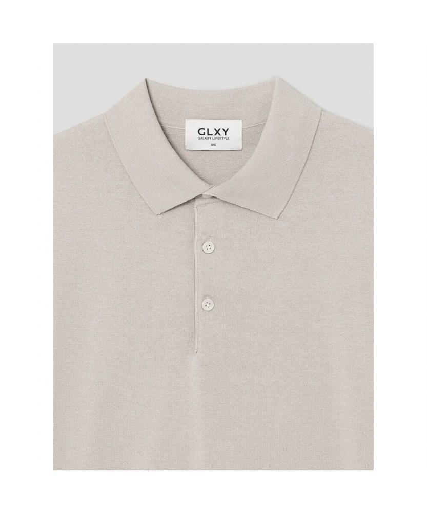 GLXY (GALAXY LIFESTYLE) Glxy [Galaxy Lifestyle][Sanmu Clothing] 6M Polo Neck Sweater Beige