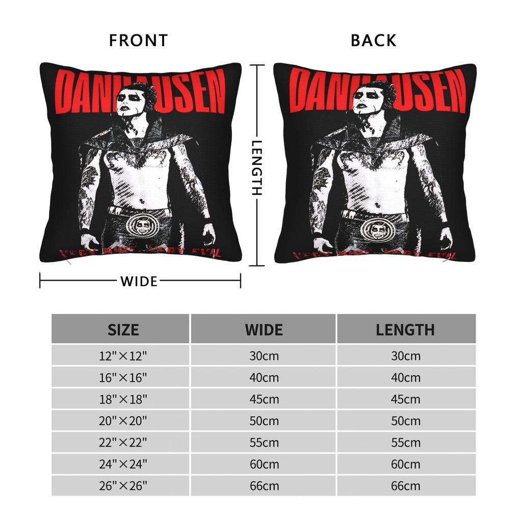 Decorative Pillow Cover Danhausen Wrestler Stuff Living Room Pillow Case Cover Square Multi-Size
