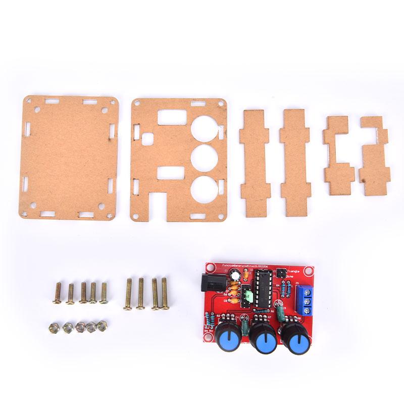 Xr2206 Function Signal Generator Welded Assembled Sine Output 1Hz-1Mhz +Diy Case