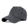 Spring and Autumn Wool Fleece Thick Baseball Cap Versatile Tide Cap Men's and Women's Middle-aged Sports Warm Hat