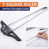 T Square Ruler 45/60/70/80Cm Plastic Drafting Ruler Removable T Head Drawing Drafting Tool Design Art Supplies