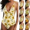 Women's Printed Bikini Swimsuit Sport Swimsuit