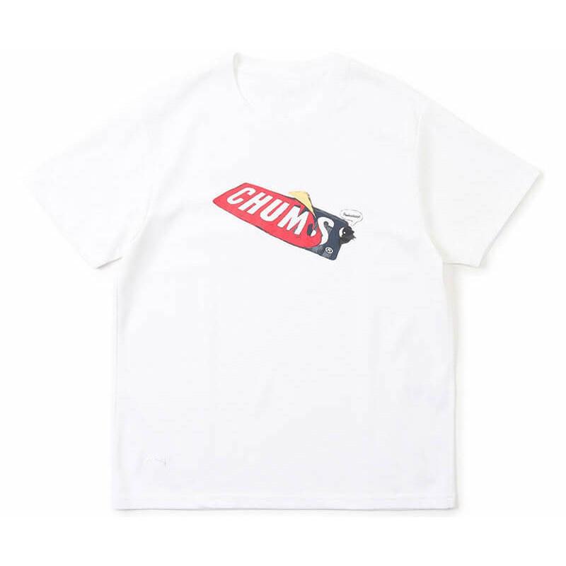 CHUMS Sports Outdoor Short Sleeve Men Women Universe Theme Print Casual Oversized Round Neck T-shirt Unisex Comfortable Top Tees