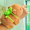 Capybara Clapping Pink Plush Toy - Turtle-Back Internet Sensation Doll