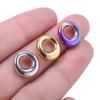 Gold 304 Stainless Steel Minimalist Oval Pendant for DIY Necklace, Bracelet, Earrings Jewelry