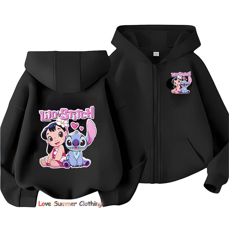Disney Jongens Hoodie Ritssluiting stiksel Meisjes Herfst Capuchonjas Rit Herfst Pullover Casual Hoodie Maat 100-160cm 110