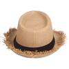 Sun Hat Men's Summer Anti Jazz Hat Solid Color Breathable Straw Hat Outdoor Travel Sunhat