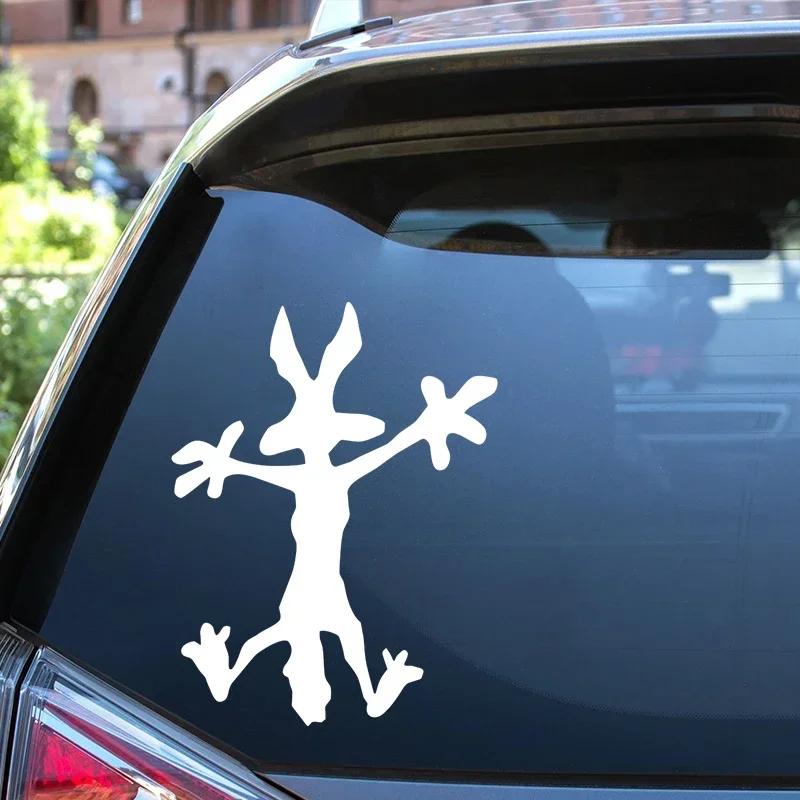 15CM Sly Coyote Animal Sticker, Waterproof Vinyl Decal, Scratch Resistant DIY Decor for Car Bumper Rear Window Laptop Motorcycle