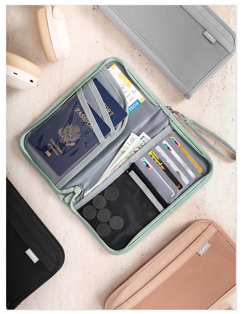 Anti-Theft Passport Holder: Men's Premium Multi-Functional Travel Bag