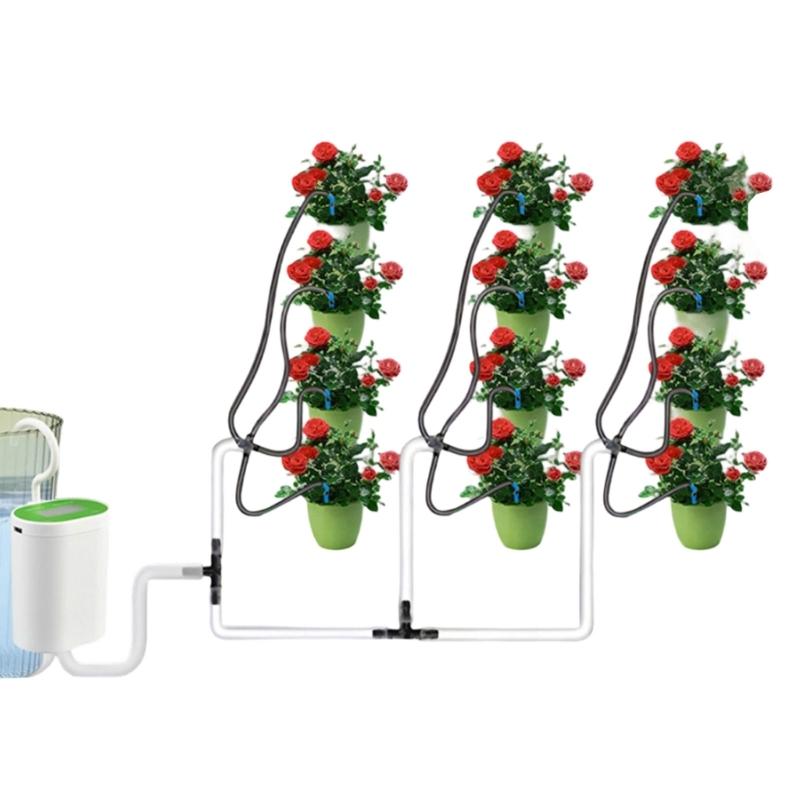 Electronic Garden Irrigation Device Providing 1 9 Days Interval Setting 2000mAh Battery
