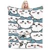 New Rakko Chiikawas cartoon Blankets Lightweight Thin Flannel  Relax Throw Blanket Machine Washable