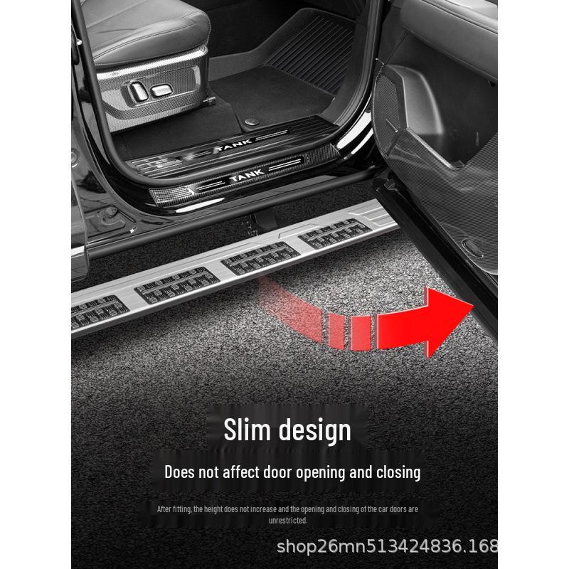 Anti-Slip Side Step Stickers & Door Sill Protectors for Tank 400Hi4t Modification.