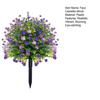 Artificial Camellia Topiary Ball Trees UV Resistant Faux Camellia Shrubs with Stake Realistic Fake Plants Bushes for Front Door Farmhouse Porch Garden