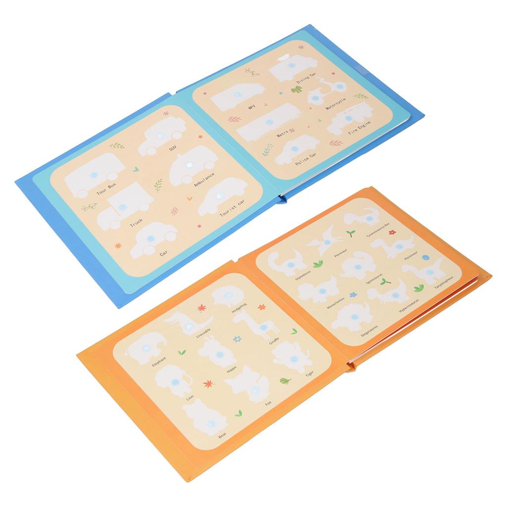 Water Coloring Book Reusable Water Doodle Book Children Early Learning Educational Toy for Home Trav