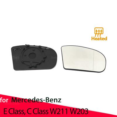 Mirror Heated Side Mirror Glass Rearview Mirror Lens for Mercedes-Benz E-class C-class C E Class W211 W203