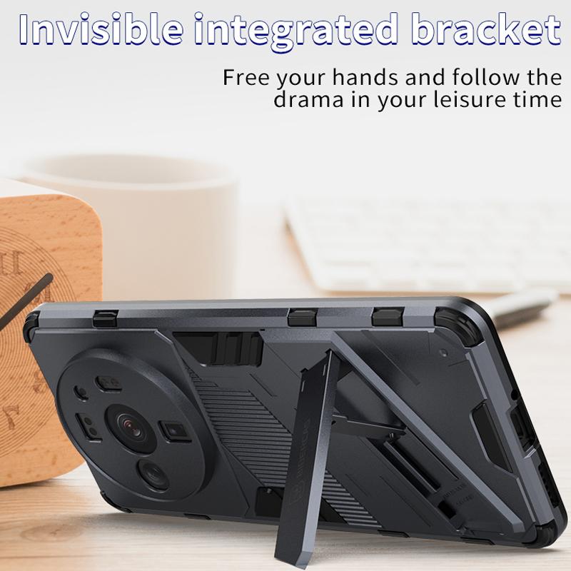 Shockproof Case For Xiaomi 12T Pro Mi 12S Ultra Mi12 Lite Bumper Armor Holder Back Coque for Redmi Note 12 Pro 12C Phone Cover