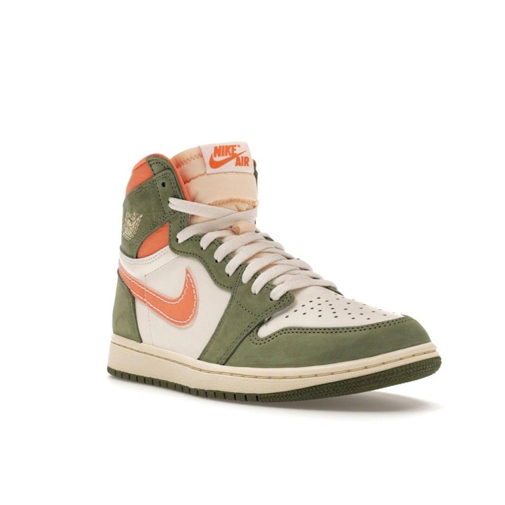 Air Jordan 1 Retro High OG Craft Celadon Men Sneakers Green Sky-J-Light-Olive Bright-Mandarin FB9934-300