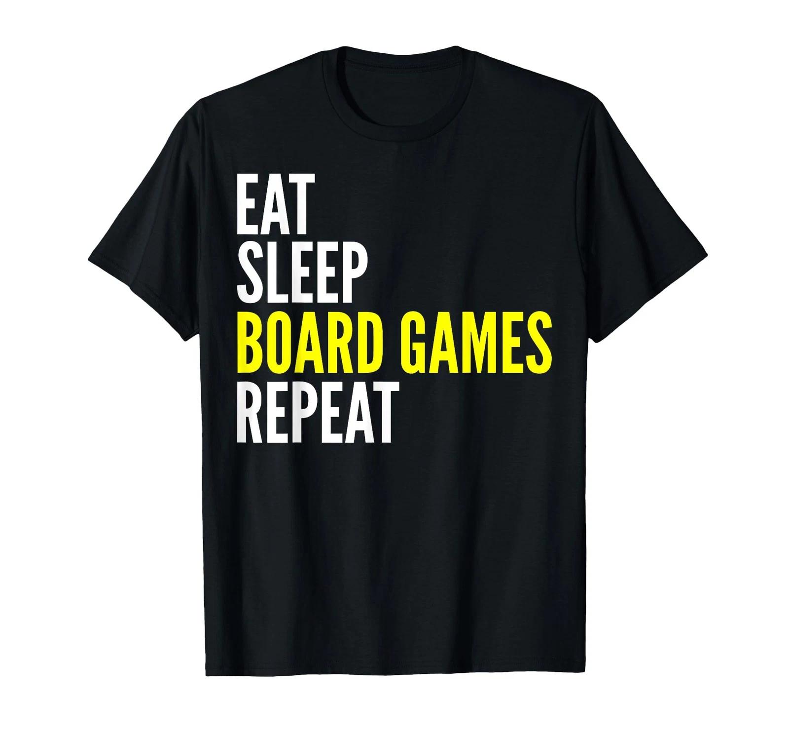 Board Game Players Are Fun - Eat Sleep Board Game Repeat T-Shirt_ S