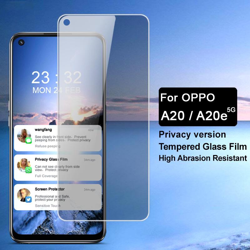 IMAK for Oppo A74 5G/A54 5G/4G 9H Anti-Spy Anti-Peep Screen Protector Shatterproof Bubble Free Film