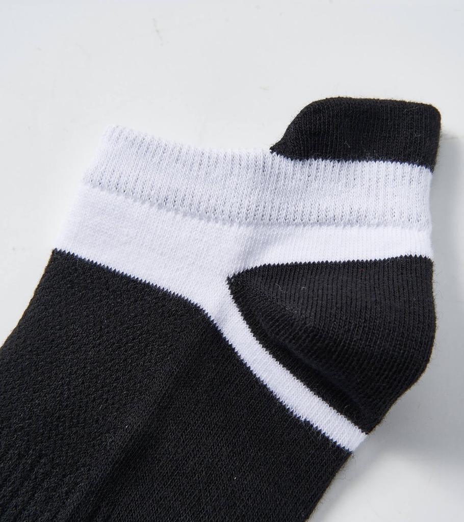WIOIW Women's Two-Toe Tabi Socks, Cotton, for Running, Sports, Casual Wear, Commuting, and School, Set of 6