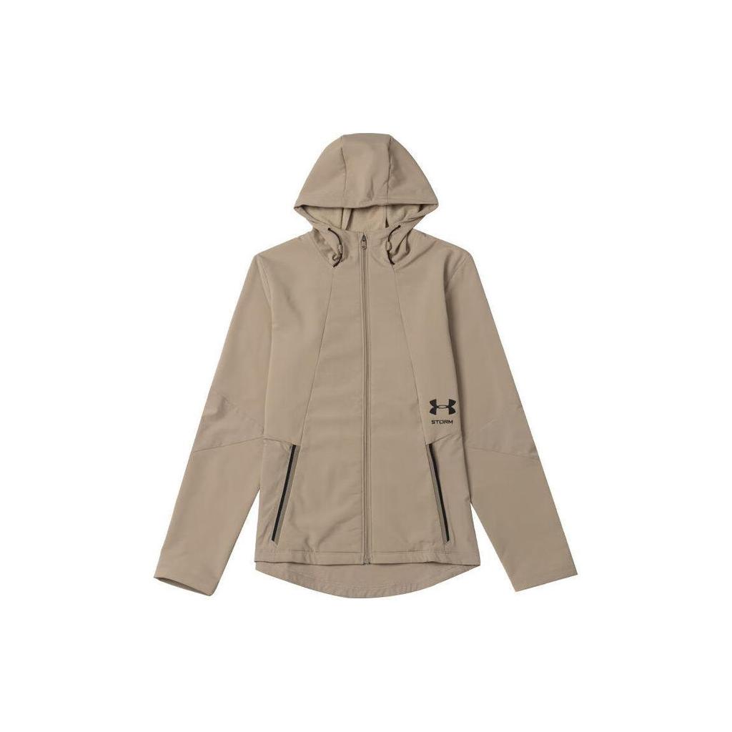 Under Armour Storm Cyclone Colorblock Long Sleeve Jacket Men Khaki 1320950-299