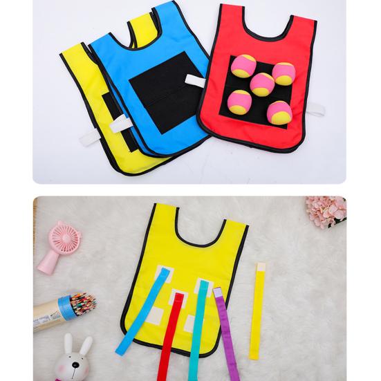 Parent-child Ball Toy Adhesive Exquisite Workmanship Elastic Waistcoat Dodgeball Toy for Game