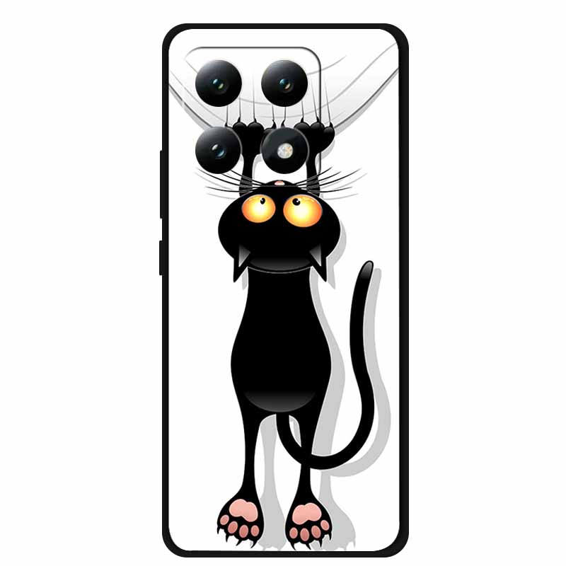 For Xiaomi 14T Pro 5G Case Cartoon Silicone TPU Soft Cases for Xiaomi 14T 5G Protector Covers Mi 14T 6.67'' Bumper Shells Capa14