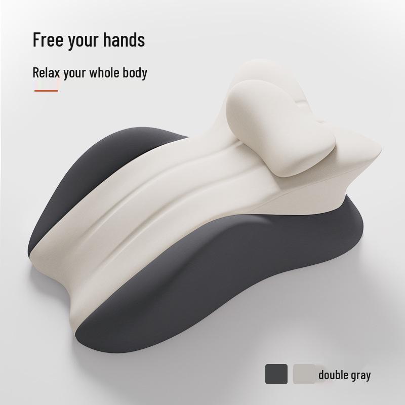Multi-Use Heating Pillow: Face-Down, Headboard Recliner, Leg Support, Back Support, Sleep, Read, or Phone Play Comfortably.