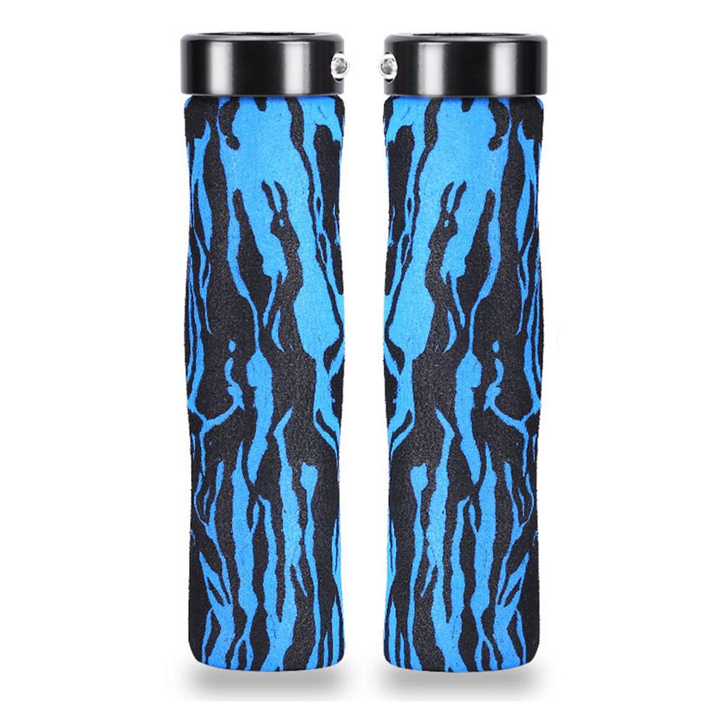 2Pcs Mountain Bike Handlebar Grips EVA Foldable Shock Absorption Anti Slip Bike Handle Bar Grips for Cyclists