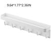 Storage Rack with Hooks Tray Self-Adhesive Key Holder Wall-Mounted Door Organizer Umbrella Clothes Home Bathroom Decoration