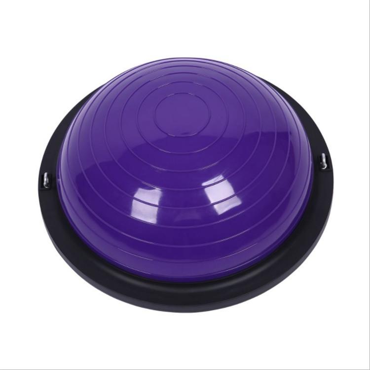 

Мяч для малых волн, полукруглый мяч для балансировки, утолщенный взрывобезопасный мяч для упражнений для дома, материал ПВХ, нескользящий фиолетовый