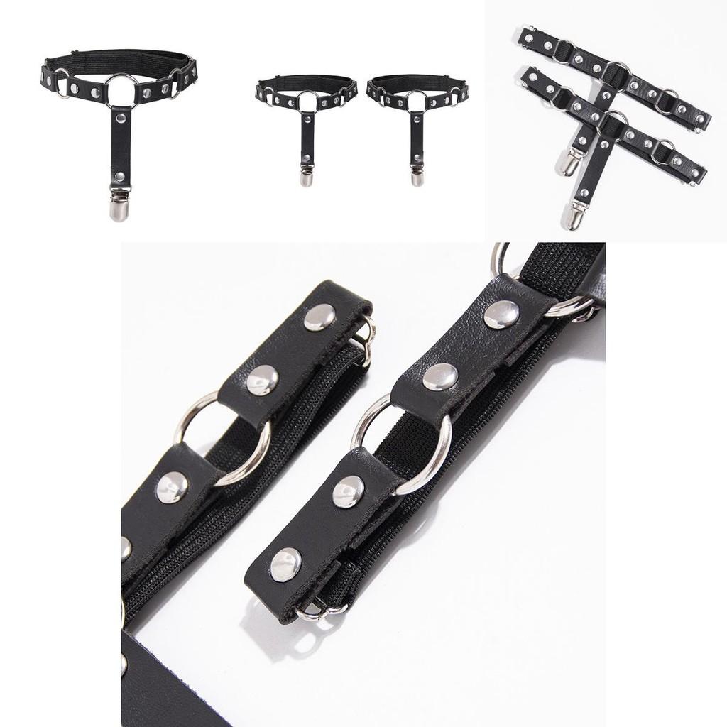 Lolita Leg Garters With Leather Material For Cute Girls And Cosplay Fashion