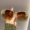 Occhiali da Sole Moderni a Forma di Farfalla da Donna Con Protezione Uv400 Montatura Quadrata alla Moda Per Viaggi e Feste