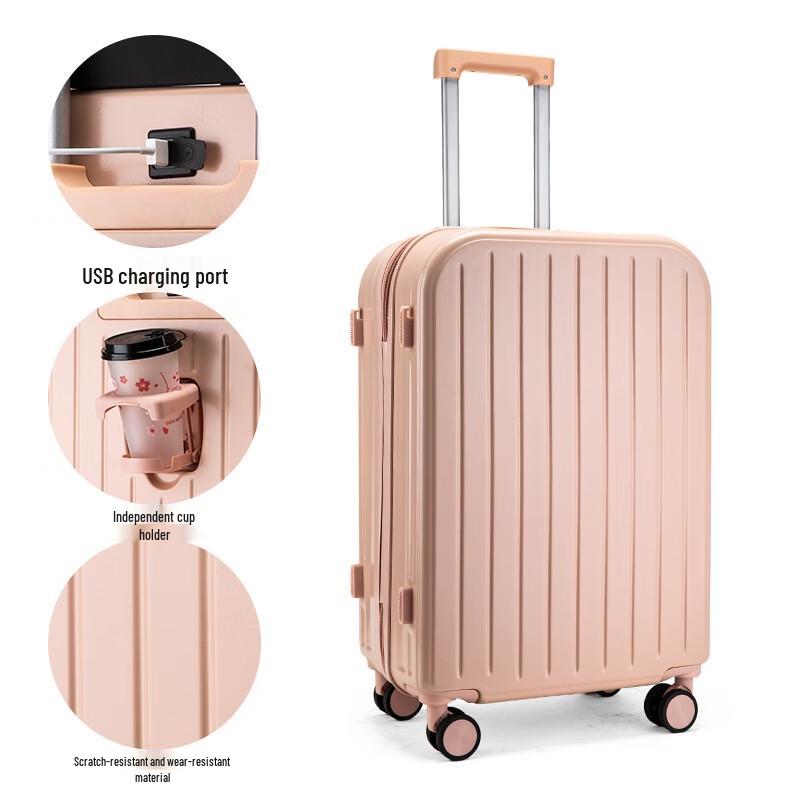 

Студенческий чемодан Xiaoyan с USB и подстаканником 24 Inches