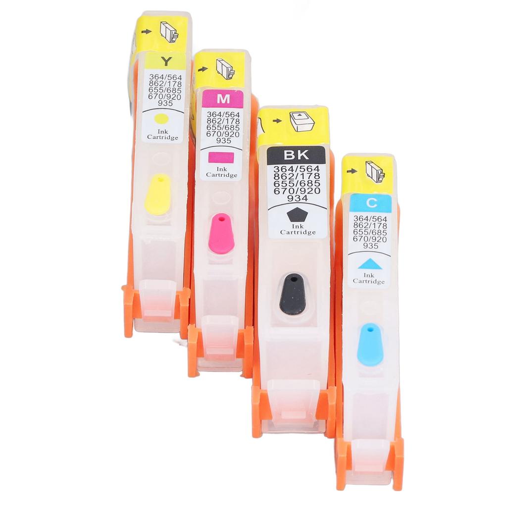 4 ΤΕΜ. Φυσίγγιο Μελάνης Εκτύπωσης Inkjet Αναπλήρωσης Κουτί Αντικατάστασης Αξεσουάρ Εκτυπωτή για HP Officejet Pro