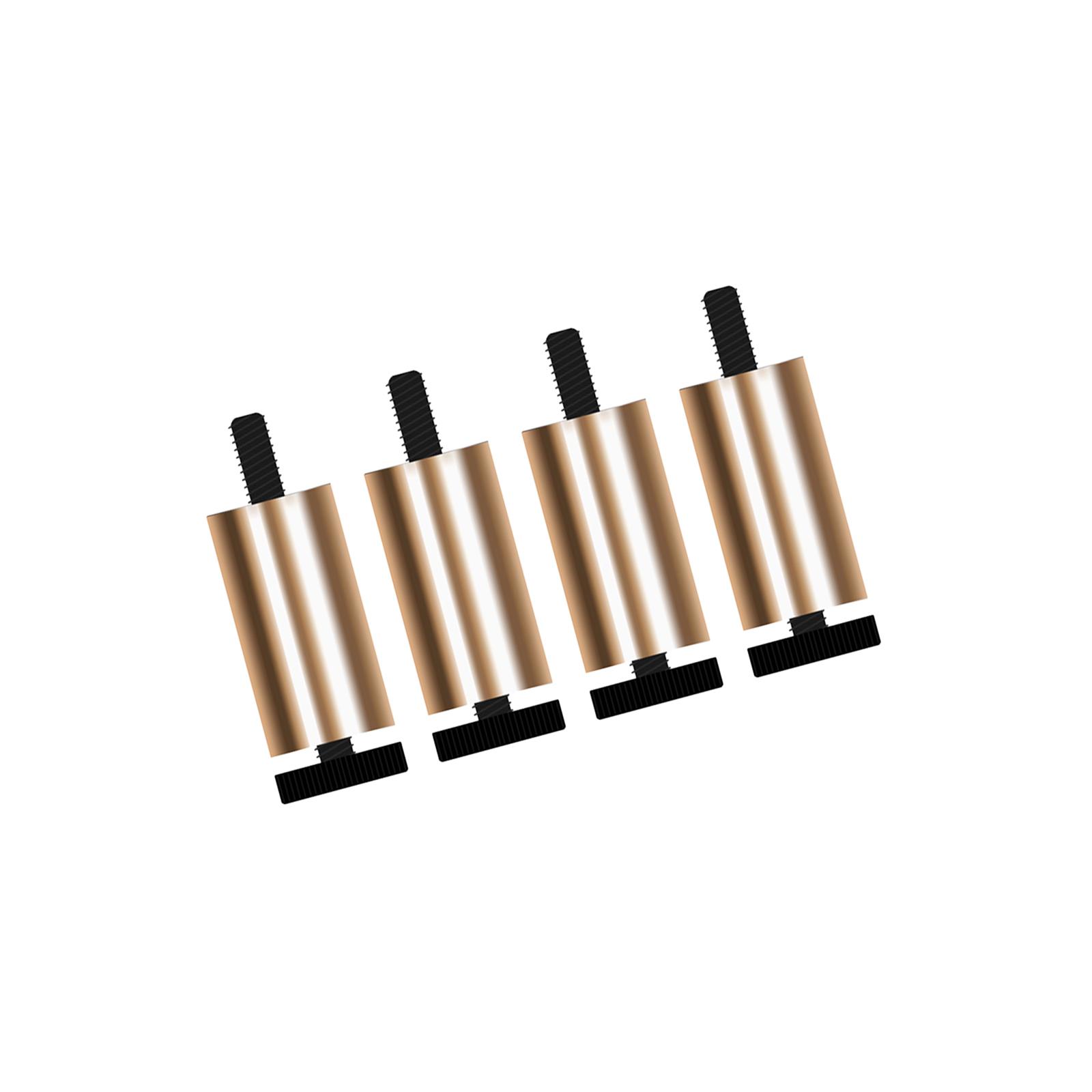 

4Pcs Aluminum Alloy Furniture Legs Sturdy Sofa Feet Modern Style Replacement Couch Legs for Dresser Bed Cabinet Chair Table