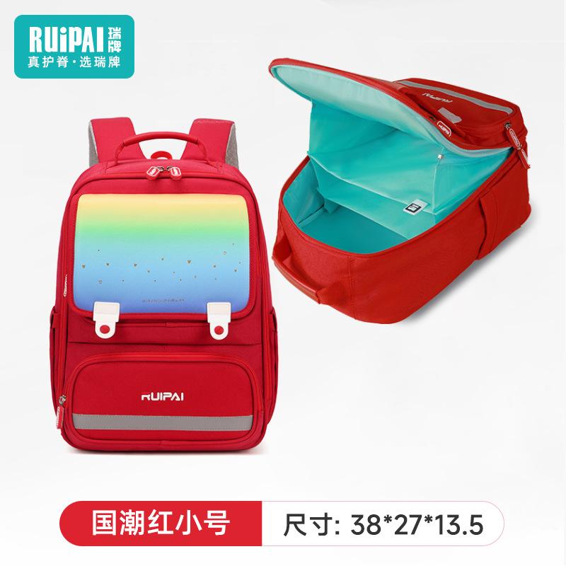 Children's Spine Protection Schoolbag Cartoon Burden Reduction Large Capacity Multi-compartment Schoolbag for Primary School Students