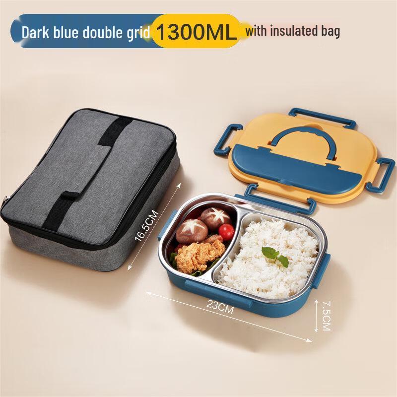 Qianxing Kids  304 Stainless Steel Divided Lunch Box